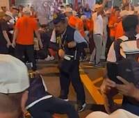 大甲媽遶境彰化見暴力衝突！偵查隊長鼻樑斷裂噴血 警追緝3嫌