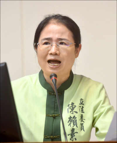 涉詐領國會助理費240萬 前綠委陳賴素美起訴