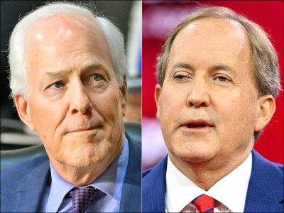 中英對照讀新聞》Cornyn and Paxton are locked in an expensive brawl in Texas Senate race 柯寧與派克斯頓深陷燒錢的德州聯邦參議員選舉混戰