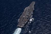 不畏百艘共艦部署第一島鏈 美軍華盛頓號航艦照常展開印太巡弋