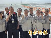 萬榮、光復兩處堤防工程提早完工  卓榮泰視察花蓮光復災區
