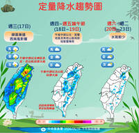 明午後防雨彈！降雨範圍縮小  端午連假迎好天氣