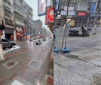 台北暴雨公館淹水如「漲潮」！水進騎樓蟑螂狂竄畫面曝