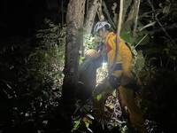 宜蘭寒溪山區採竹筍失聯 78歲翁深夜平安獲救