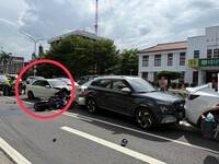 台中賓士女毒駕撞6車釀1死5傷 檢方聲押