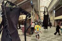 日本妖怪商店街趴趴走 小孩慘叫逃離 恐怖畫面狂吸900萬人朝聖