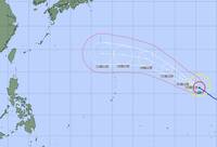 不轉彎當「平西王」？ 強颱白海豚將登基風王 台、日估朝正西而來