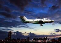 空勤總隊Beech-200型定翼機 委商保養卻發生發動機損壞停飛逾1年