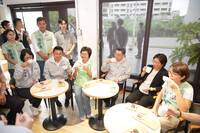 不演了？王惠美連2天跑綠營場 還與民進黨縣長參選人陳素月同框 藍營基層炸鍋