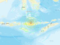 印尼外海今晨規模7.7地震 後續再傳多起地震