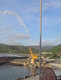 獨家》九鵬基地清晨飛彈測試疑失控！「大轉彎」掉落山區 居民嚇壞