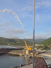 九鵬基地疑飛彈測試失控 中科院：衛星運載火箭測試、墜落點可控