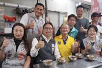 中壢掃街關注新明市場改建 民進黨黃世杰：現行方案還有很大改善空間