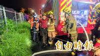 現場直擊》安南區大爆炸14人送醫  百公尺內住戶鐵門歪、玻璃碎