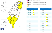 颱風外圍環流攪局！8縣市大雨特報 慎防短延時強降雨