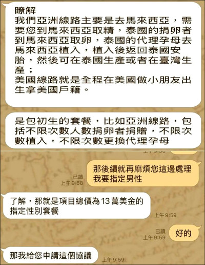 自由日日Shoot》每胎收費200萬～450萬元 跨國「訂製嬰兒」 選卵借腹產25嬰
