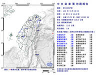 東部外海5.9地震 氣象署：獨立事件、3天內防規模5餘震