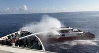 遭海巡雲林艦水砲重擊90秒！中國漁船駕駛艙全毀 內部慘況曝
