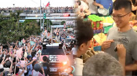 自由說新聞》震撼！台北「大洋流首航」驚現超狂人潮 掃街攤商贈上上籤祝沈凍蒜