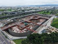 薔琵颱風逼近 台中巨蛋等重大工程導入智慧水位偵測設備