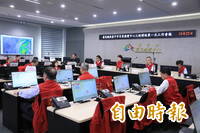 薔琵颱風強風吹不停 台中災害應變中心升級一級開設