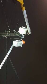 彰化多地電線走火、停電  上午9點前仍有2000多戶未復電