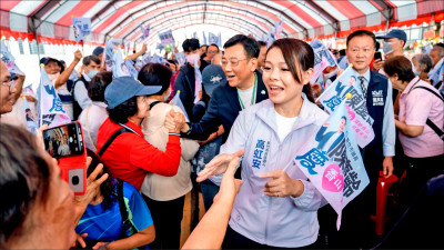 高虹安造勢 藍營地方大咖到場