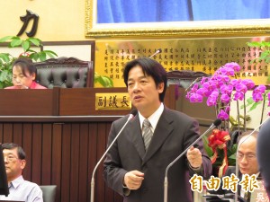 呼應張大春 賴清德籲中國共同抵制頂新