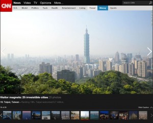 CNN評最多人造訪城市 台北年吸670萬排名19
