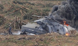 俄直升機表演突墜毀  1飛行員罹難