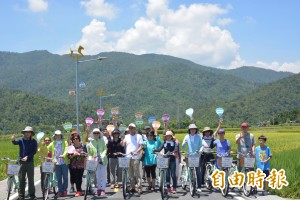 推廣慢遊 三星鄉提供免費單車租借