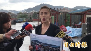 李婉鈺大雨中犀利問政 怒甩「三八阿花」封號