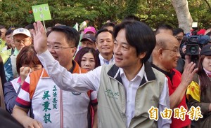 為吳秉叡站台 賴清德：不是造勢