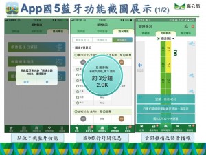 「1968」APP整合藍芽推播 走國5即時掌握路況