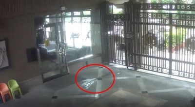 精神不穩男子 持咖啡潑蔡英文永和寓所送辦