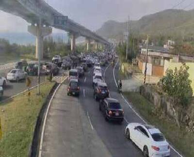 墾丁北返車潮暴增 楓港到枋寮多路段壅塞