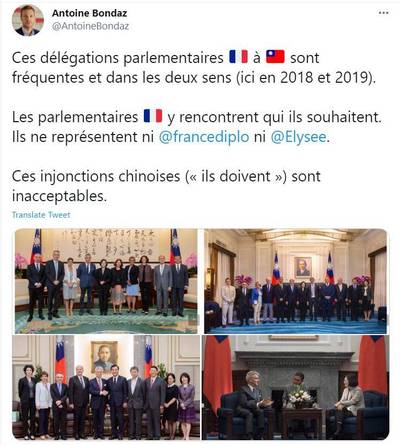 戰狼吃癟！中駐法使館討戰反遭學者酸：沒人阻中去科西嘉