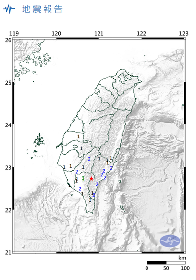 屏東05:24規模4.6地震 南台灣明顯搖晃 屏東05:24規模4.6地震 南台灣明顯搖晃