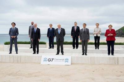 G7承諾每年2.7兆助開發中国家 以抗衡中国「一帶一路」影響力