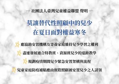 被安置兒少家長也想請領防疫補貼 兒權盟：政府應確實審核