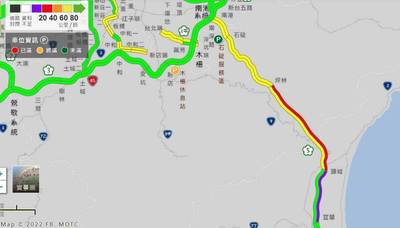 國5回堵4公里「紫爆」恐塞到明晨2點 國1北向3起追撞釀回堵