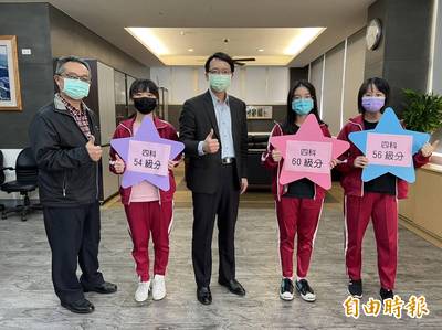 清水高中學測亮眼 15科次學生分獲15級分