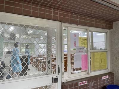 國中會考嘉義考區第二類備用試場 首日115人使用