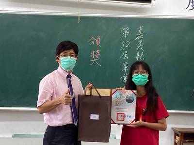 國中會考嘉義考區成績揭曉  太保國中出女狀元