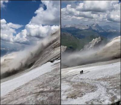 高溫引冰川剝落造成雪崩 阿爾卑斯山傳至少6死8傷