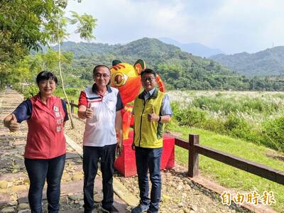 蔡培慧出席田園藝術節搏感情 要打造南投水岸觀光