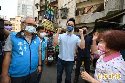 政大男廁驚見「陳時中」頭像 蔣萬安笑：學弟非常有創意