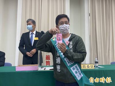 基隆市長候選人號次抽籤 蔡適應3號、謝國樑1號