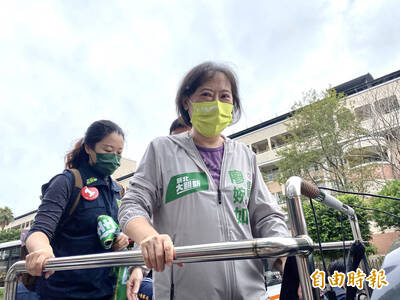 林佳龍太太廖婉如「代班」車掃直言選情冷 盼大家多幫忙衝票