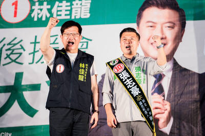 趕場力挺板橋黃淑君、中和張志豪  林佳龍：拚民進黨新北議會過半